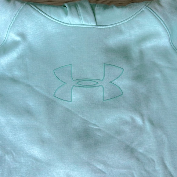 UNDER ARMOUR coldgear mint green sweatshirt size XL - Picture 4 of 16